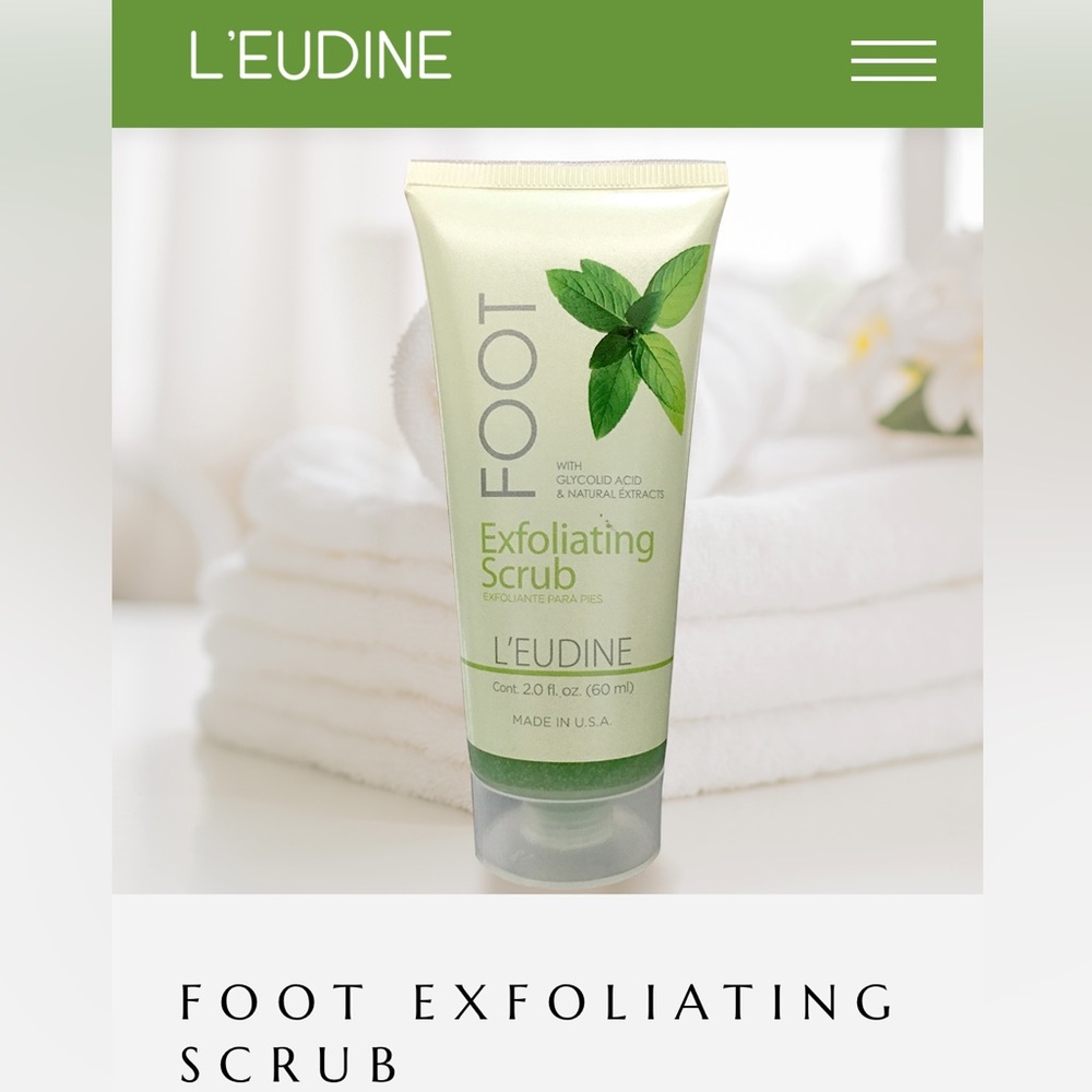 FOOT EXFOLIATING SCRUB LEUDINE